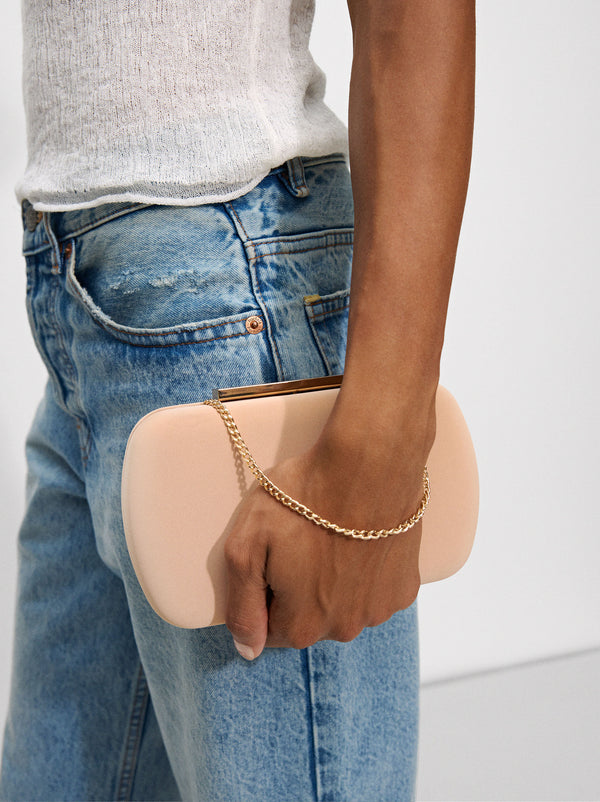 Party Clutch With Chain Handle