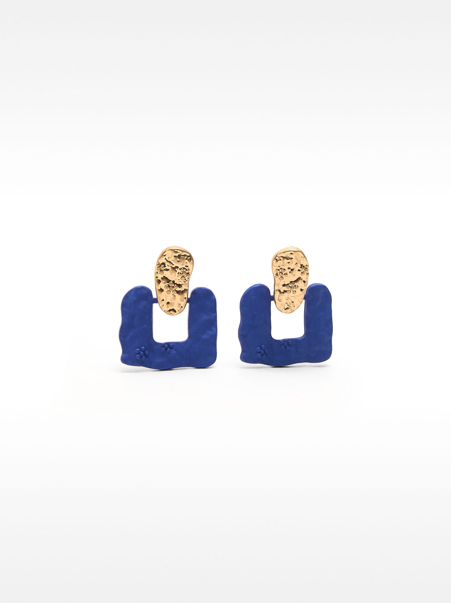 Earrings With Matte Effect
