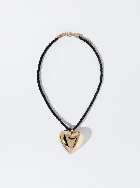 Heart Cord Necklace