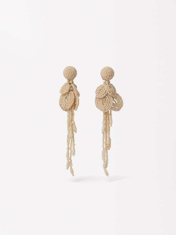 Long Bead Earrings