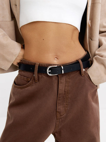 Plain Belt With Buckle