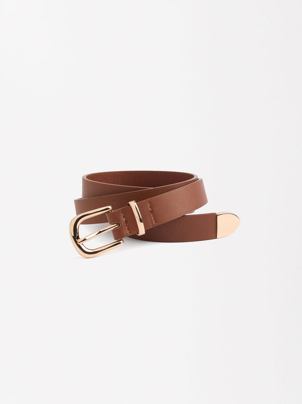 Plain Belt With Buckle