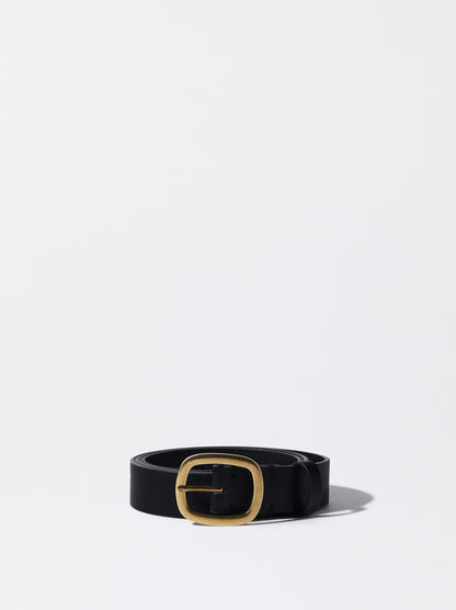Plain Belt With Buckle