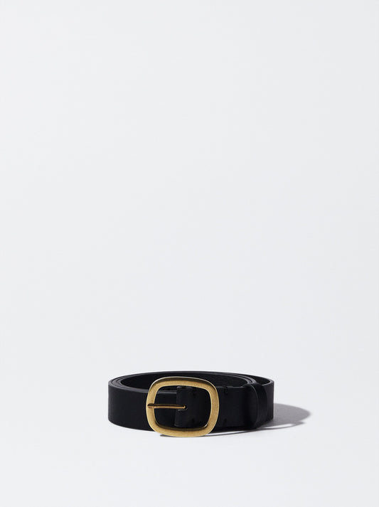 Plain Belt With Buckle