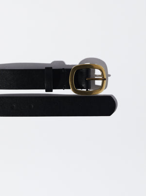 Plain Belt With Buckle