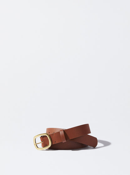 Plain Belt With Buckle