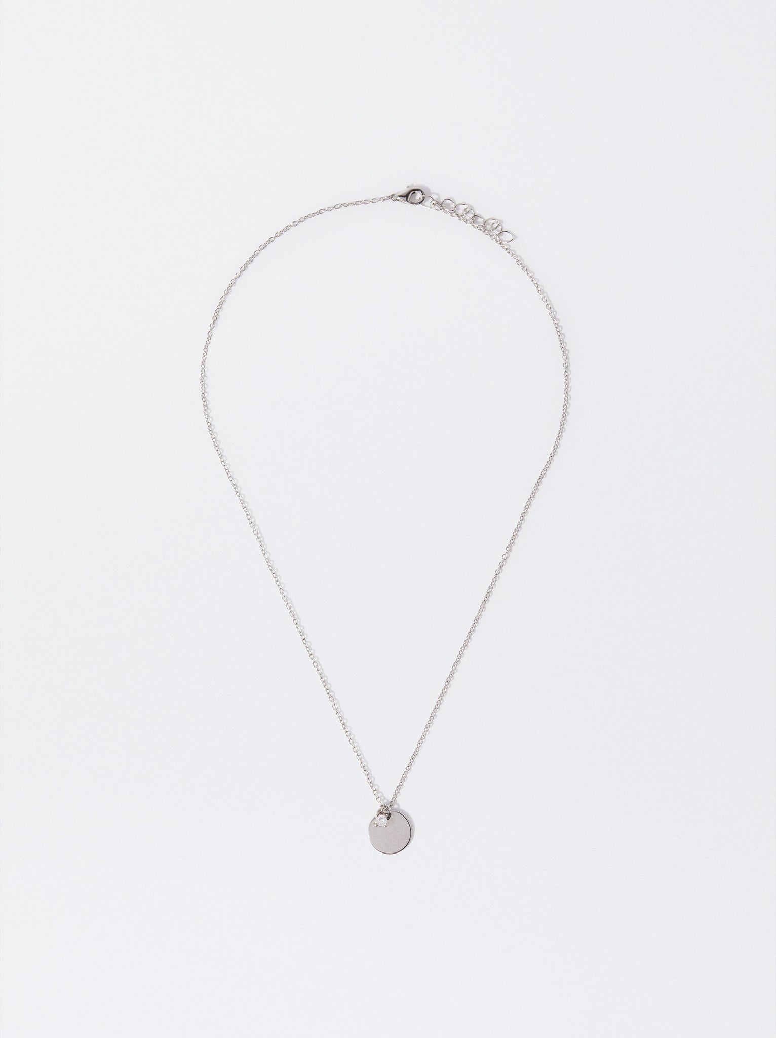 Silver-Plated Necklace With Pendant