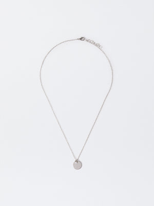 Silver-Plated Necklace With Pendant