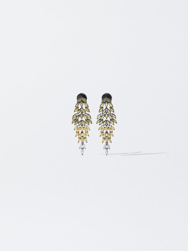 Earrings With Zirconia