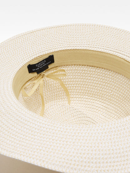 Straw-Effect Hat
