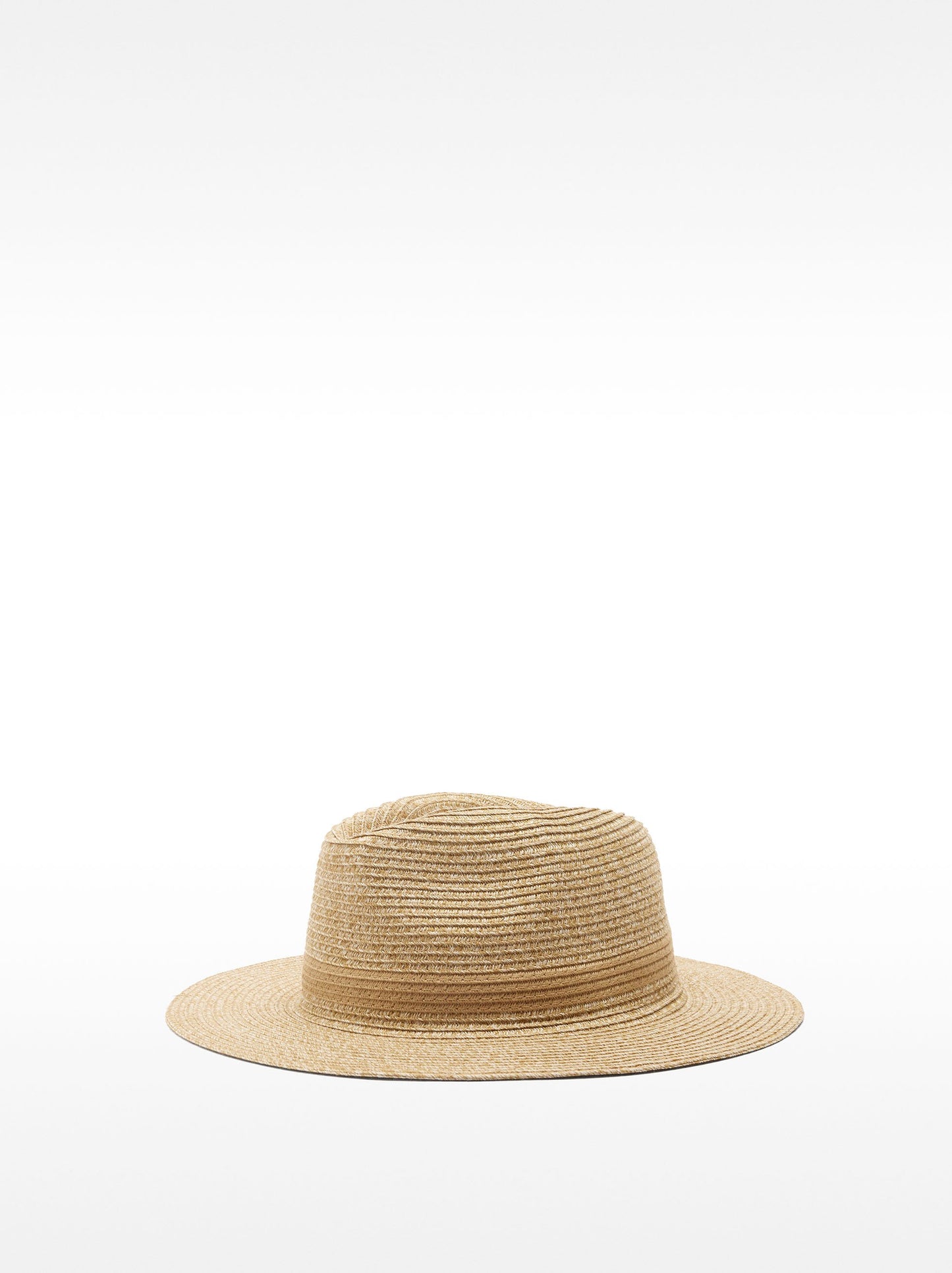 Straw-Effect Hat