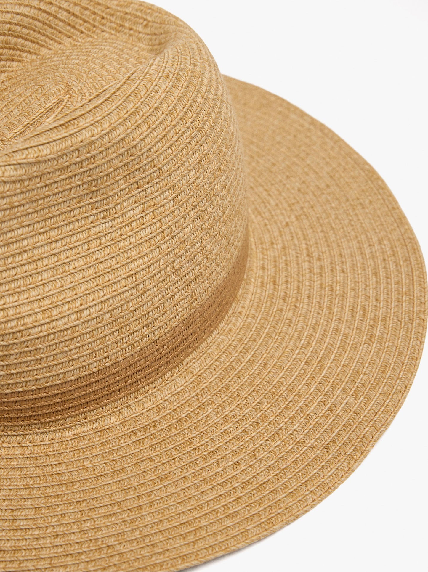 Straw-Effect Hat