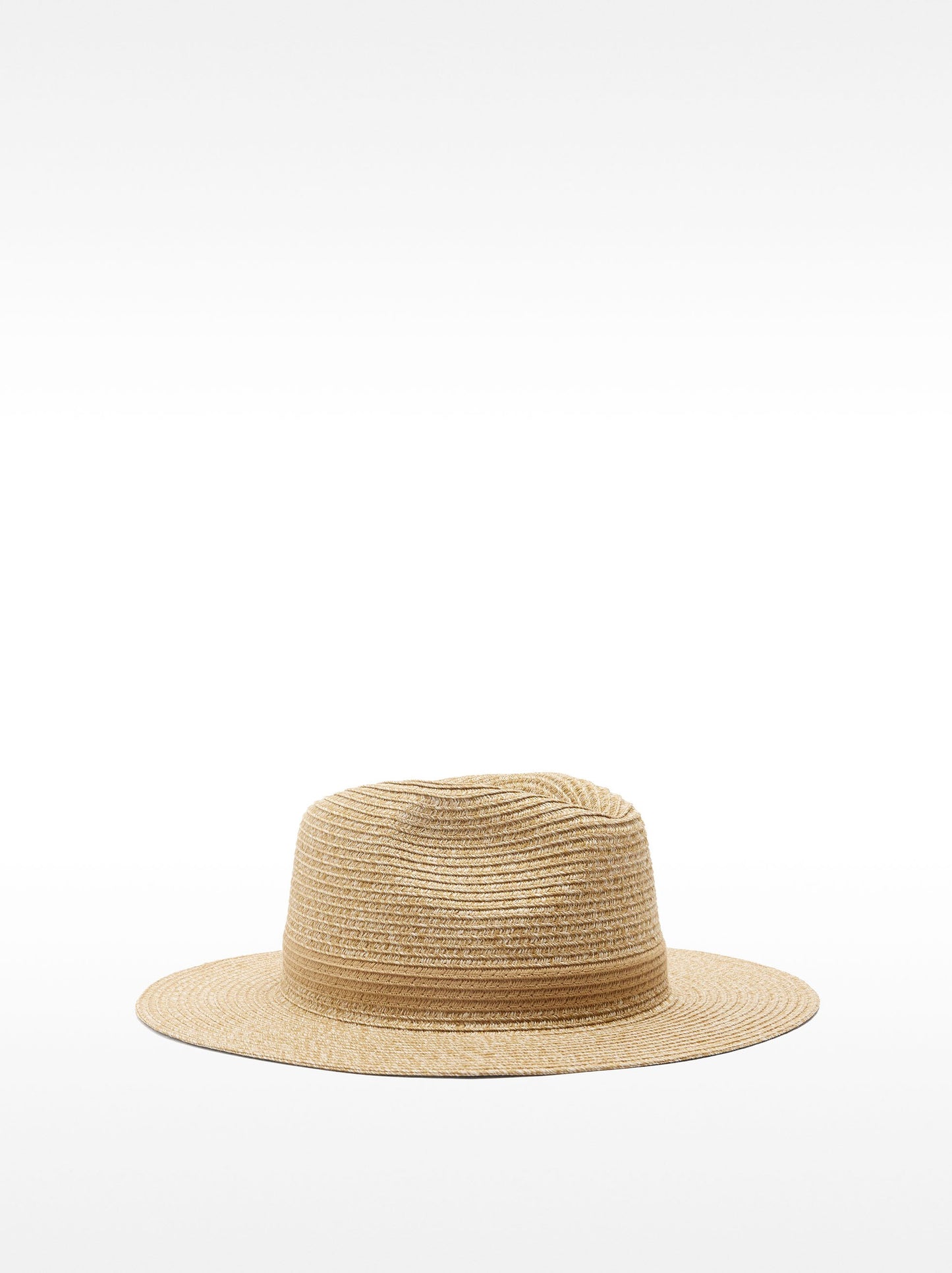 Straw-Effect Hat