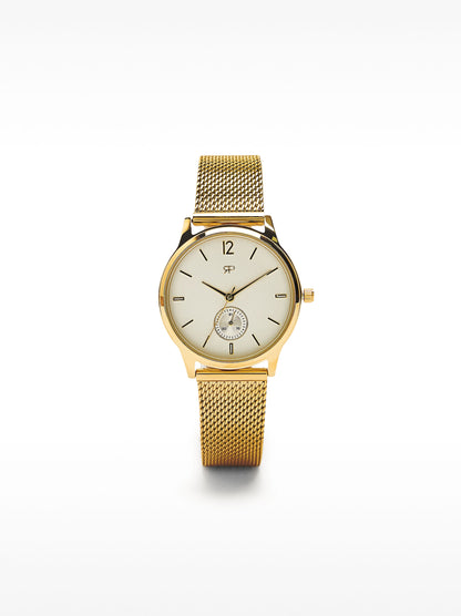 Watch With Stainless Steel Mesh Strap