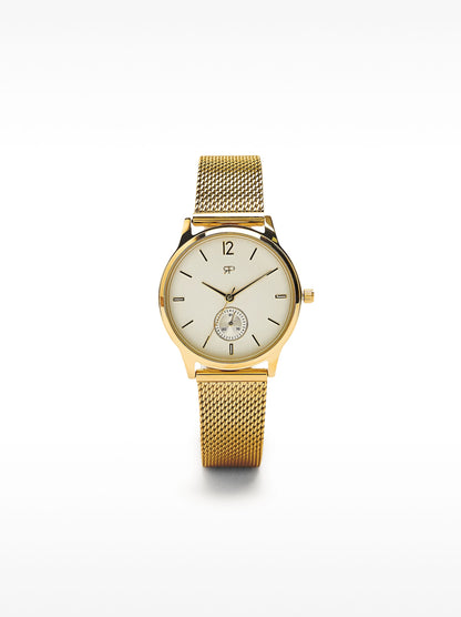 Watch With Stainless Steel Mesh Strap