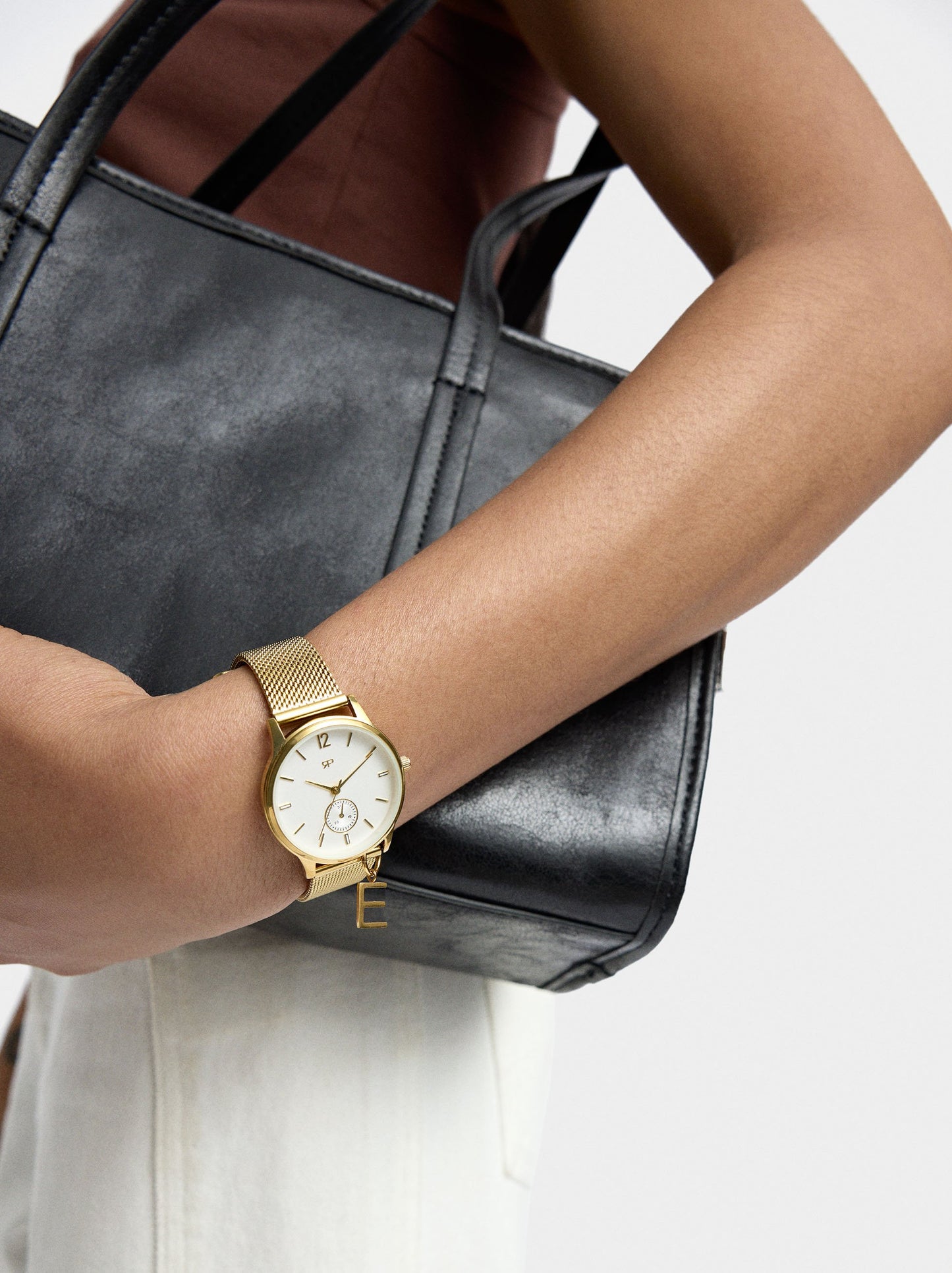 Watch With Stainless Steel Mesh Strap