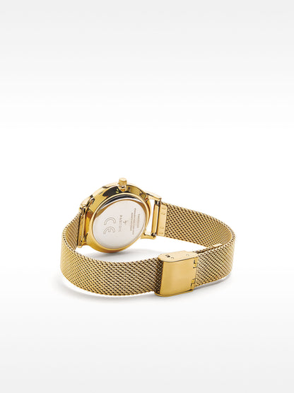 Watch With Stainless Steel Mesh Strap
