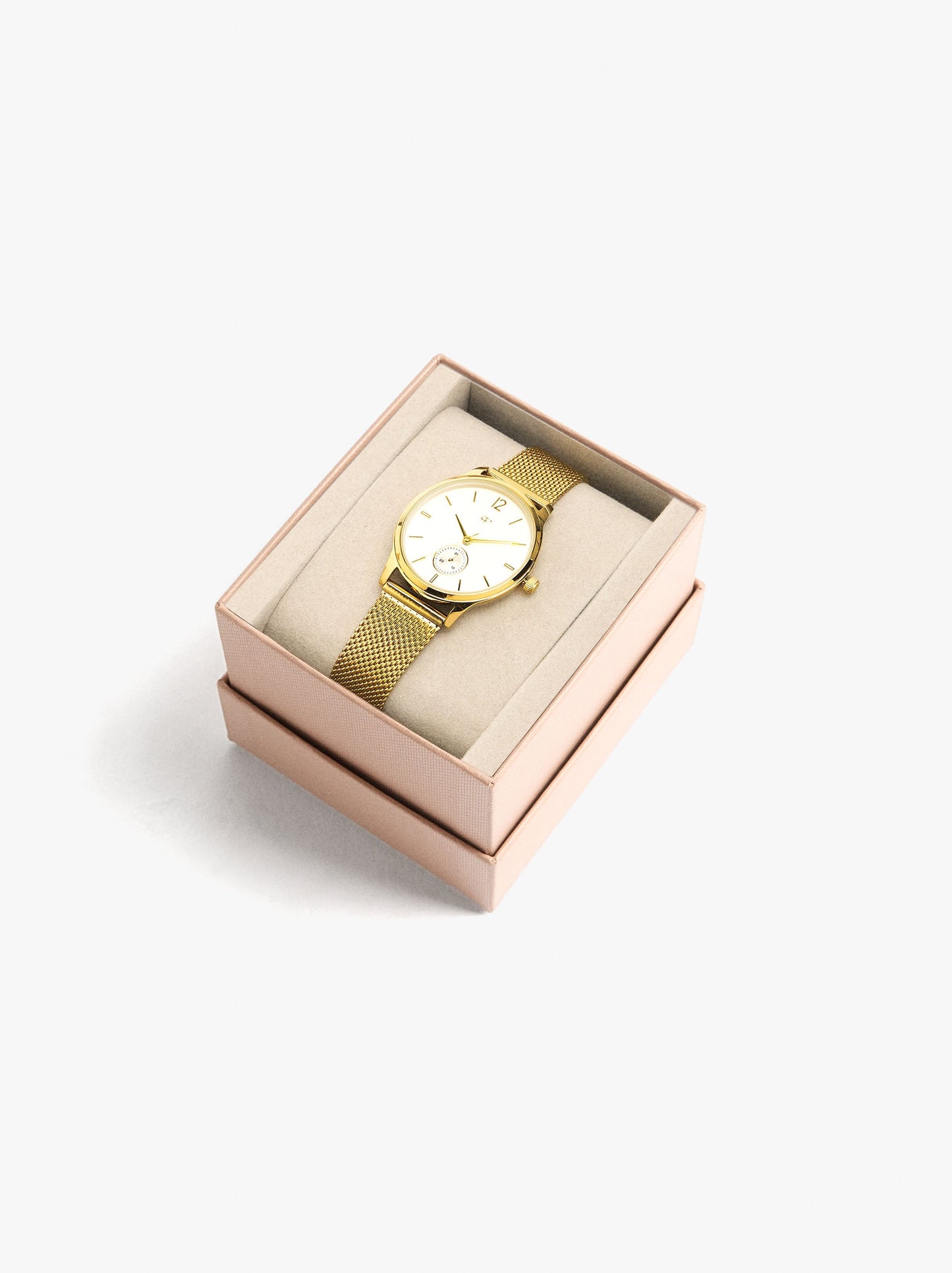 Watch With Stainless Steel Mesh Strap