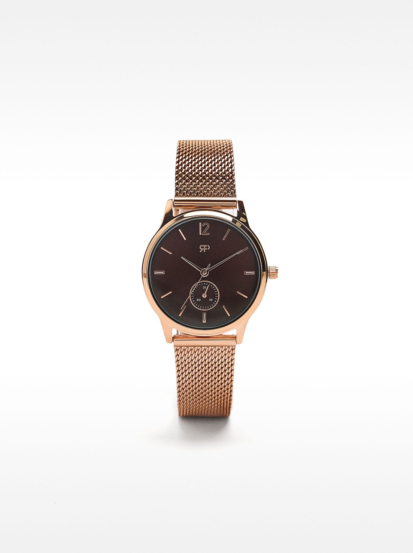 Watch With Stainless Steel Mesh Strap