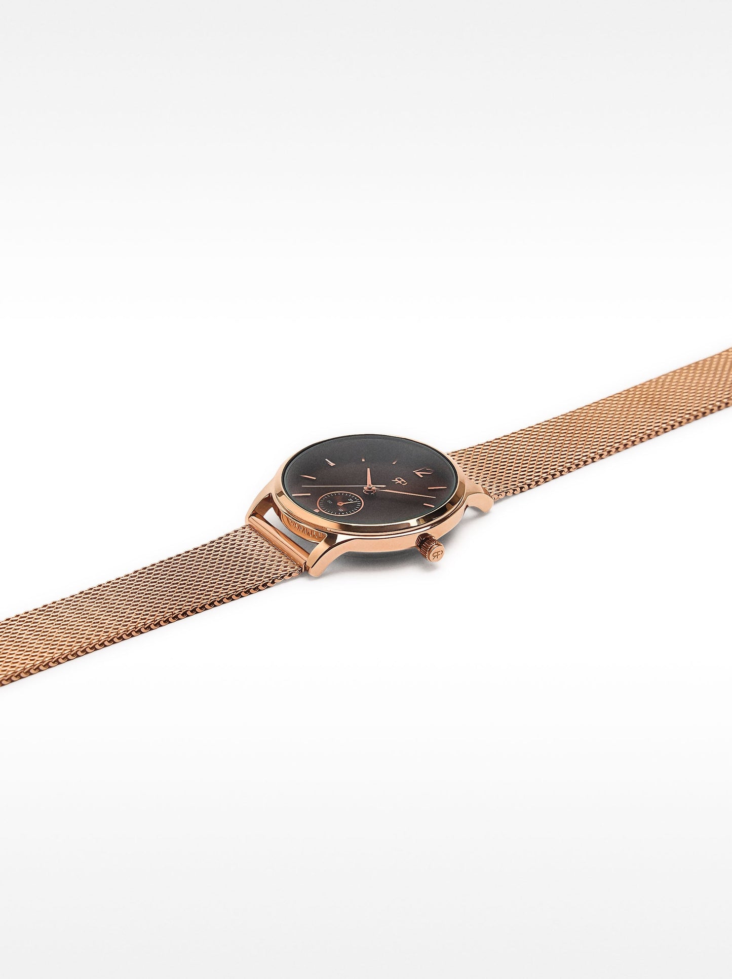 Watch With Stainless Steel Mesh Strap