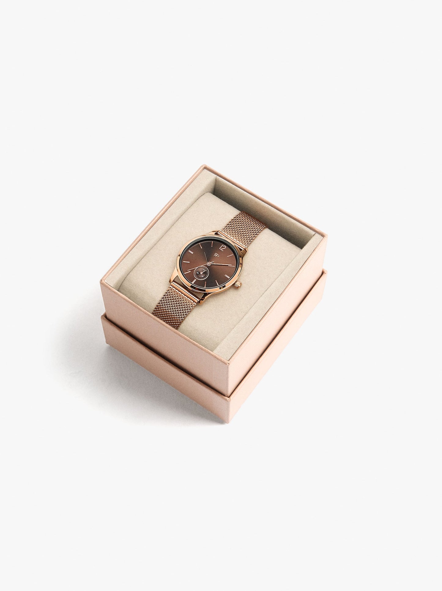 Watch With Stainless Steel Mesh Strap