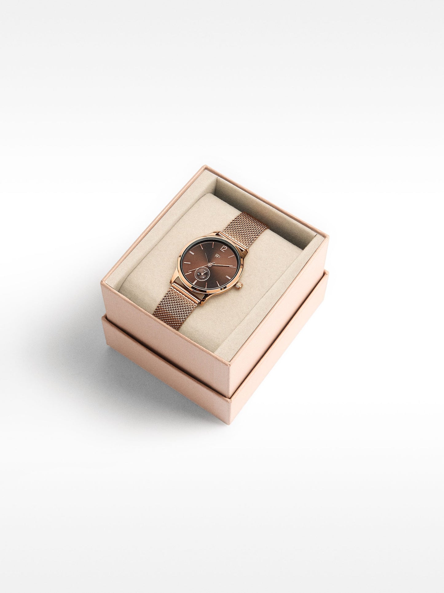 Watch With Stainless Steel Mesh Strap