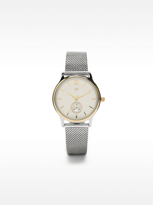 Watch With Stainless Steel Mesh Strap