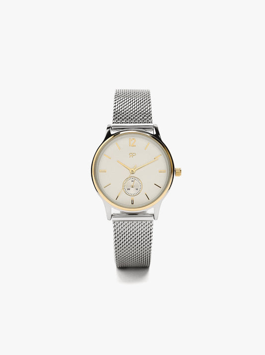 Watch With Stainless Steel Mesh Strap