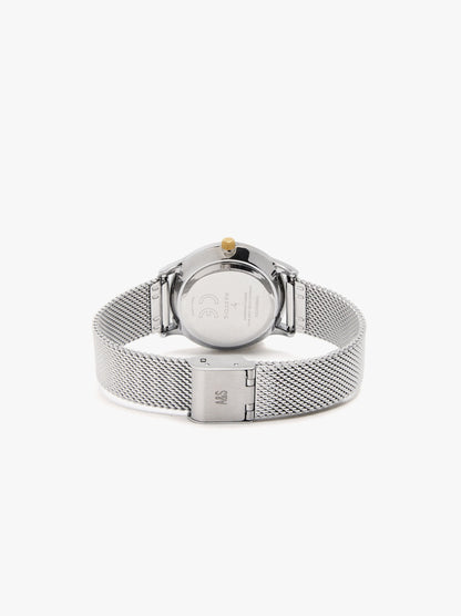 Watch With Stainless Steel Mesh Strap