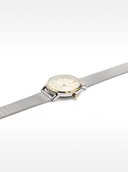 Watch With Stainless Steel Mesh Strap