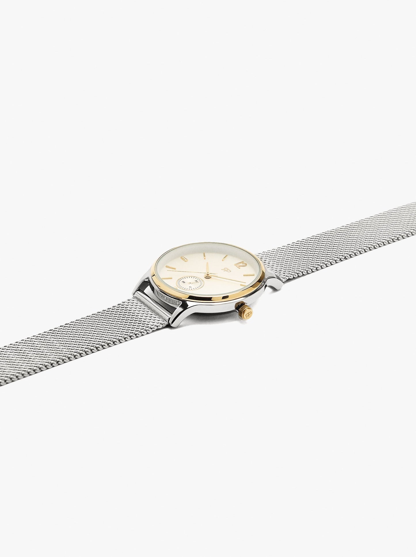 Watch With Stainless Steel Mesh Strap
