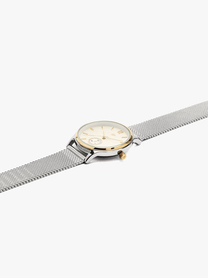 Watch With Stainless Steel Mesh Strap