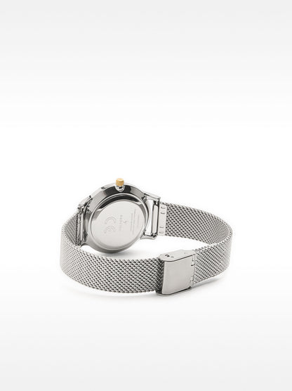 Watch With Stainless Steel Mesh Strap