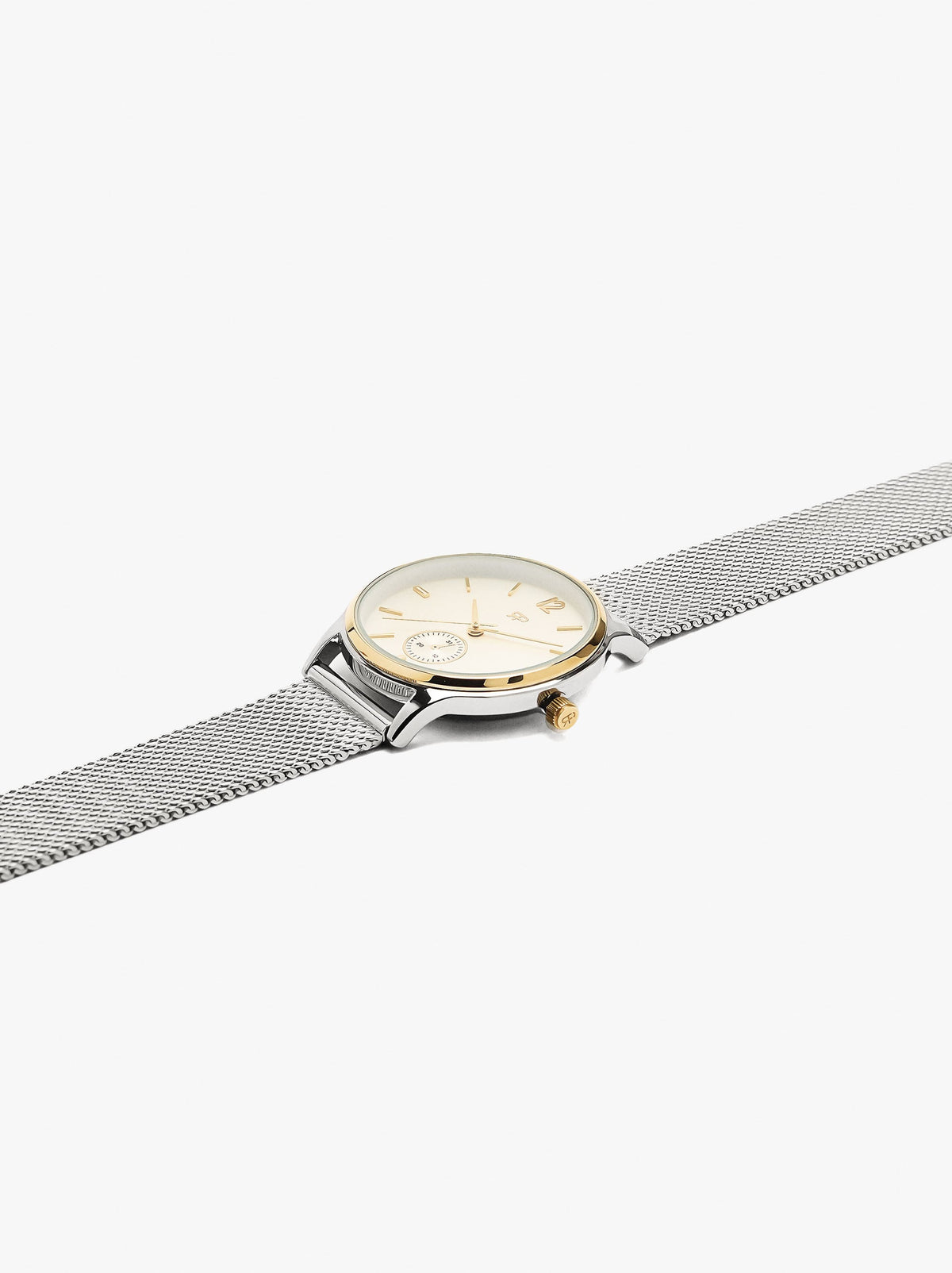 Watch With Stainless Steel Mesh Strap