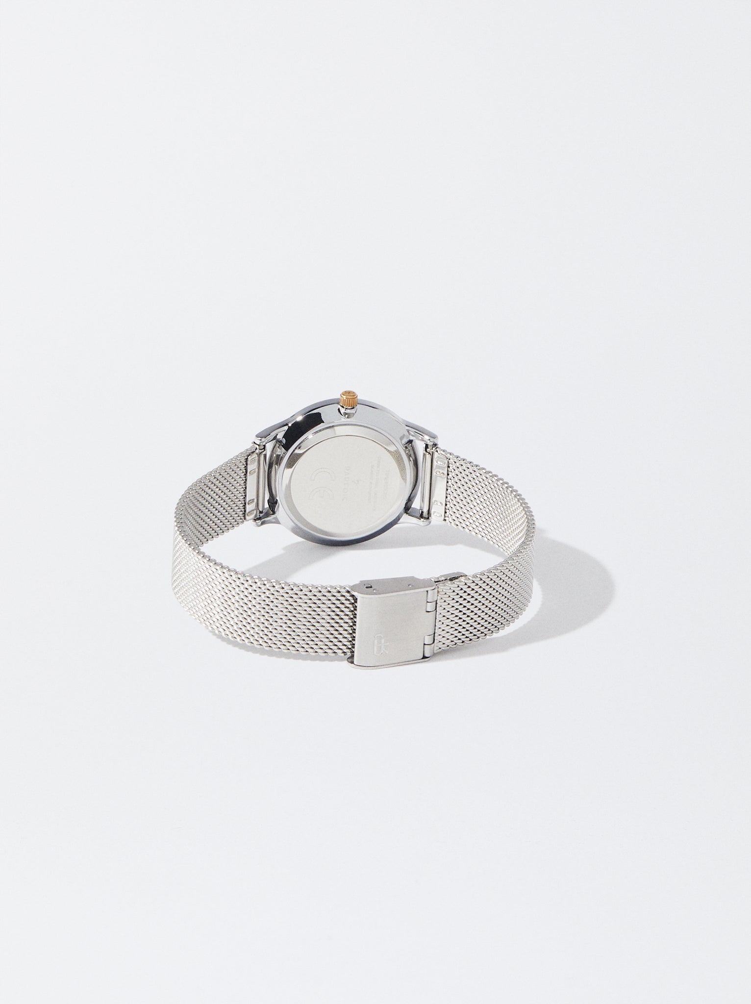 Watch With Stainless Steel Mesh Strap
