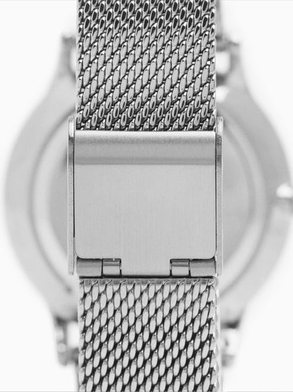 Watch With Stainless Steel Mesh Strap