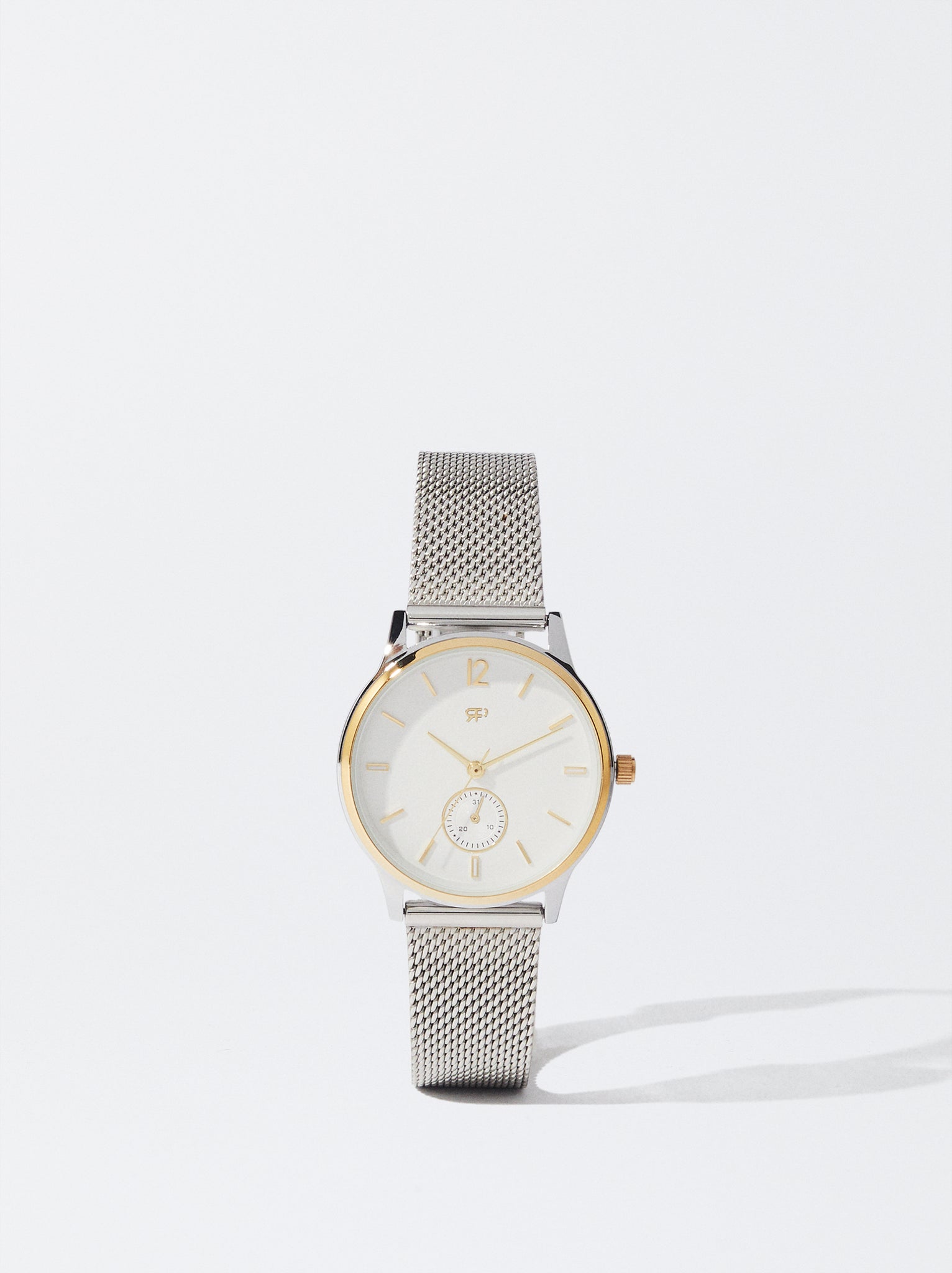 Watch With Stainless Steel Mesh Strap