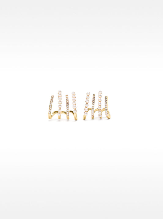 Multi-Hoop Effect Earrings