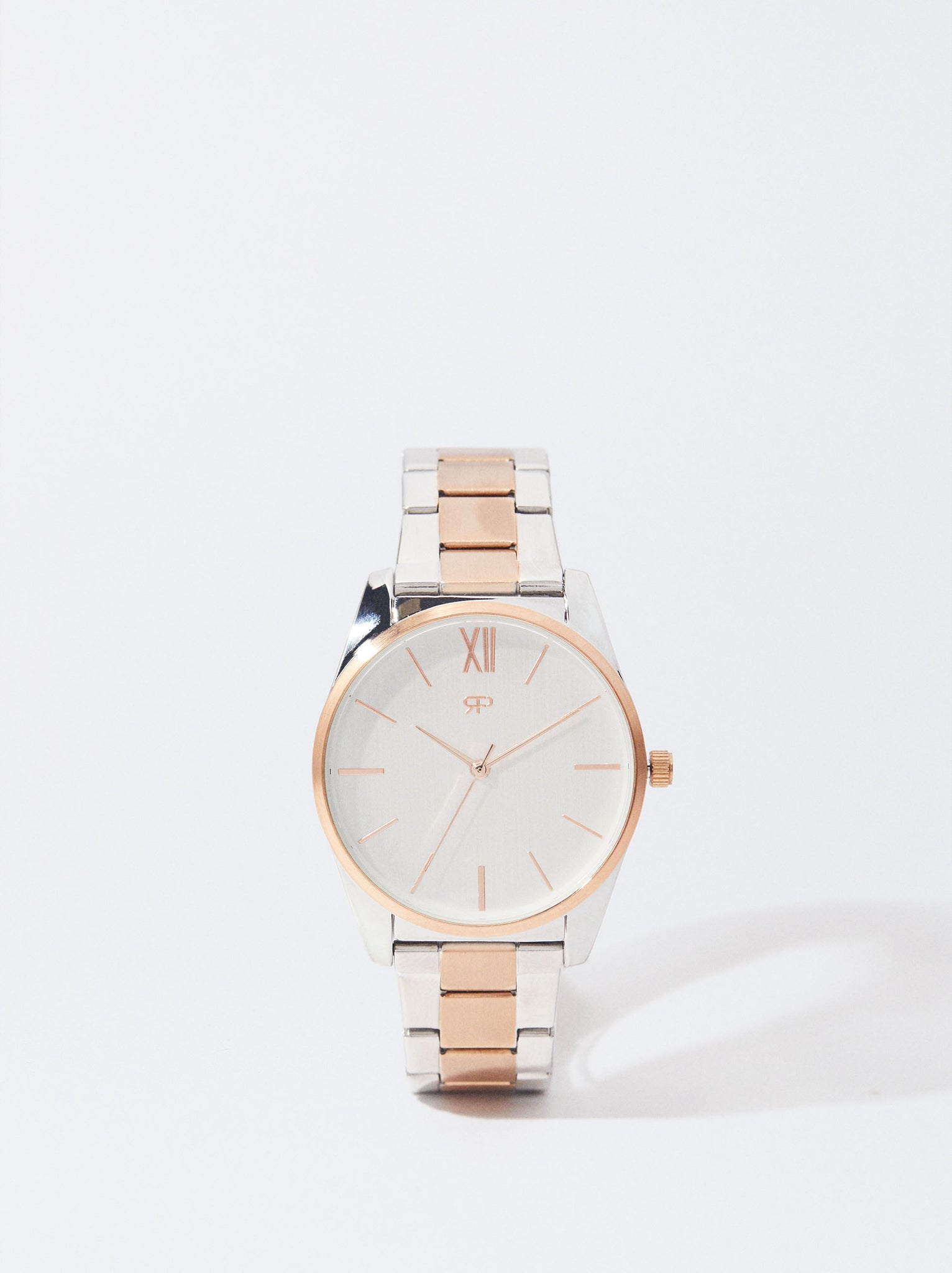 Watch With Two-Toned Steel Strap