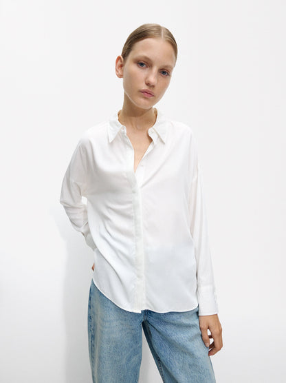 Long-Sleeve Shirt With Cuff