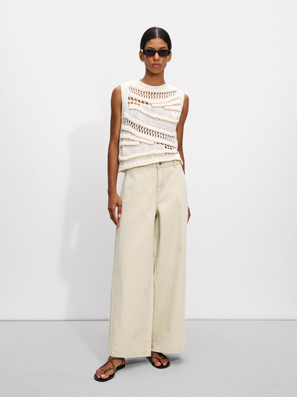 Wide Cotton Trousers