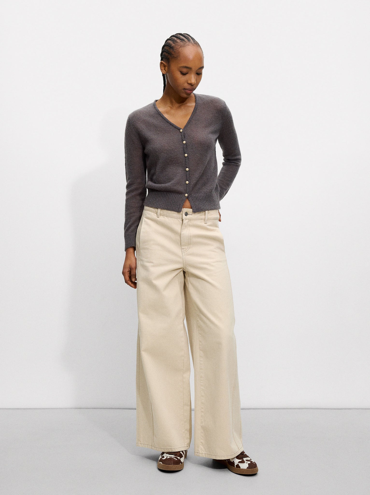 Wide Cotton Trousers