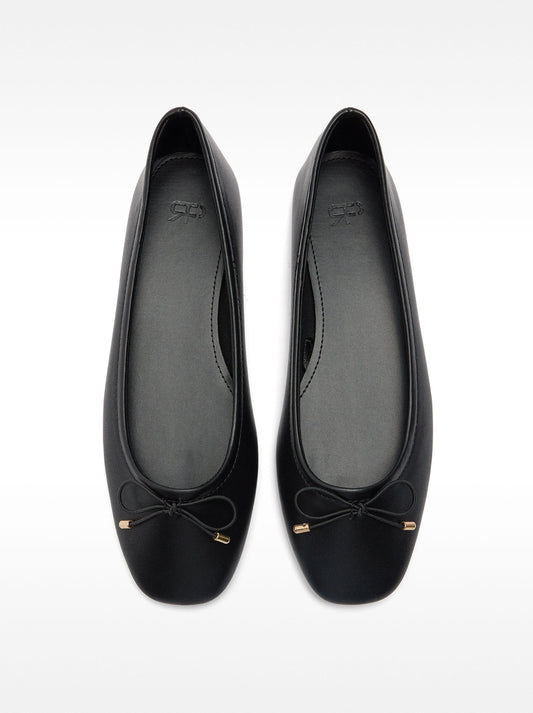 Ballet Flats With Bow