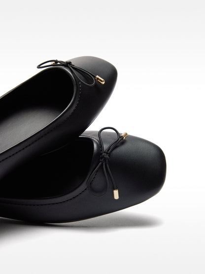 Ballet Flats With Bow