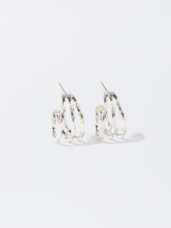 Silver Hoop Earrings