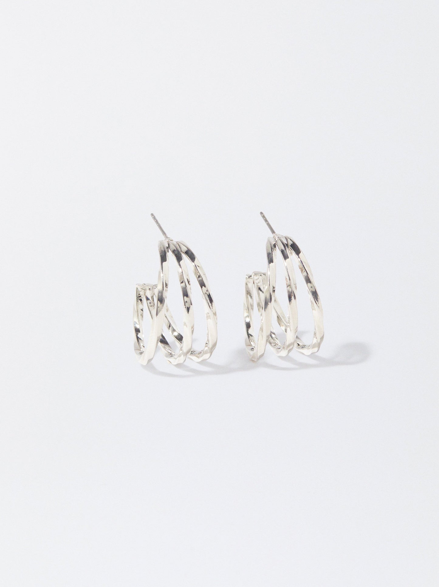 Silver Hoop Earrings