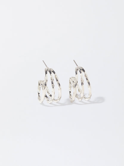 Silver Hoop Earrings