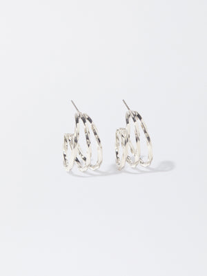 Silver Hoop Earrings