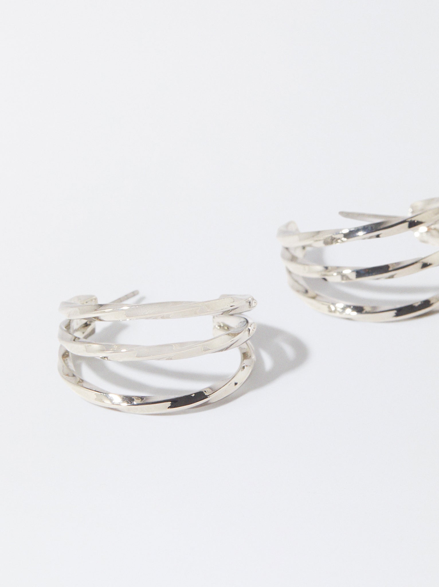 Silver Hoop Earrings