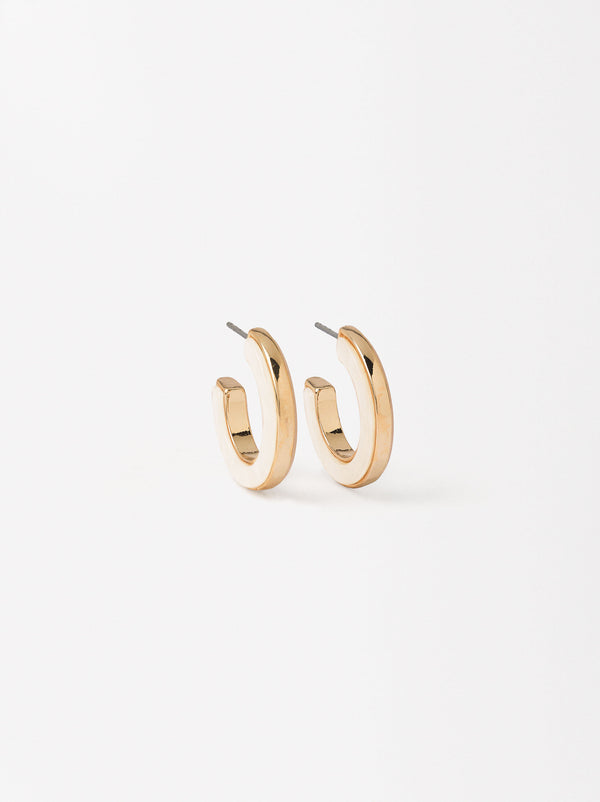 Resin Hoop Earrings